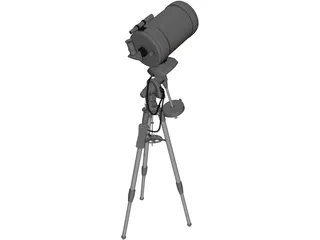 Telescope Celestron 3D Model preview