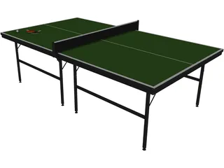Ping Pong Table 3D Model preview