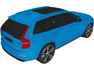 Volvo XC90 Design (2019) 3D Model preview