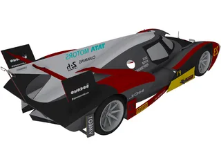 Tata Lemans LMP1 Concept 3D Model preview