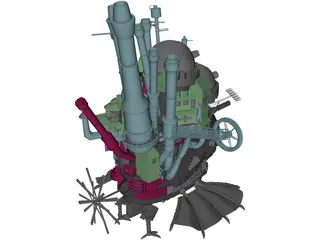 Howling Castle 3D Model preview