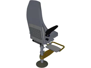 Command Ship Chair 3D Model preview