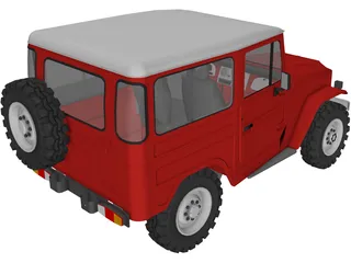 Toyota Land Cruiser FJ40 3D Model preview