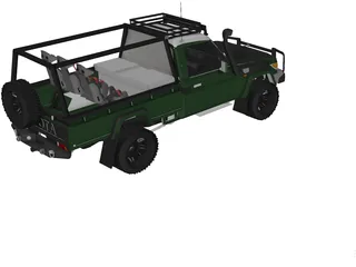 Toyota Land Cruiser FJ40 [Modified] 3D Model preview