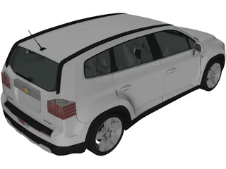 Chevrolet Orlando (2010) 3D Model preview