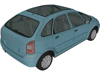 Citroen Xsara Picasso (2004) 3D Model preview