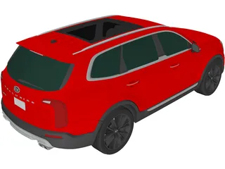 Kia Telluride (2019) 3D Model preview