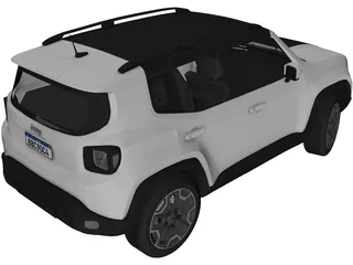 Jeep Renegade Latitude (2015) 3D Model preview
