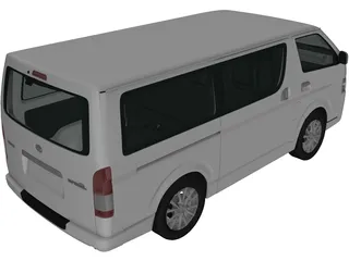Toyota Hiace (2013) 3D Model preview