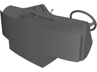 Freightliner Cascadia Dashboard (2015) 3D Model preview