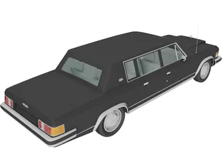 ZIL 4104 (1978) 3D Model preview