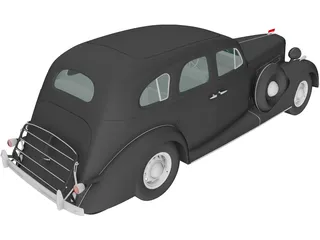 ZIS 101A (1939) 3D Model preview