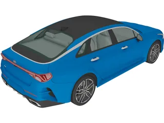 Kia K5 (2019) 3D Model preview