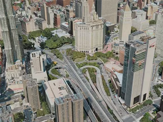 New York City, Lower Manhattan, USA (2020) 3D Model preview
