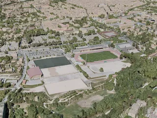 Aix-en-Provence City, France (2020) 3D Model preview