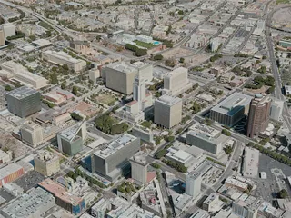 Los Angeles City, USA (2020) 3D Model preview