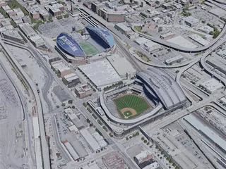 Seattle City, USA (2020) 3D Model preview