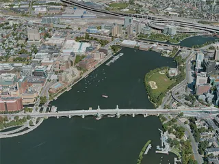 Boston City, USA (2020) 3D Model preview