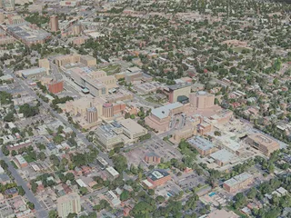 Denver City, CO, USA (2020) 3D Model preview