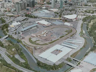 Calgary City, AB, Canada (2020) 3D Model preview
