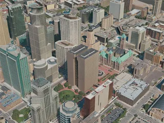 Minneapolis City, USA (2020) 3D Model preview