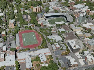 Portland City, OR, USA (2020) 3D Model preview