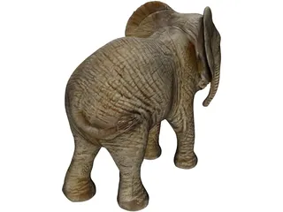 Elephant 3D Model preview