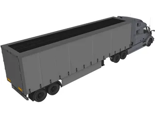 Volvo VNL (2020) 3D Model preview