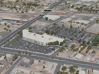 Bakersfield City, USA (2020) 3D Model preview