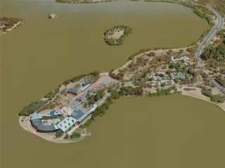 Canberra City, Australia (2020) 3D Model preview