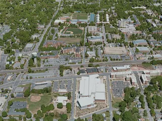 Greensboro City, USA (2020) 3D Model preview