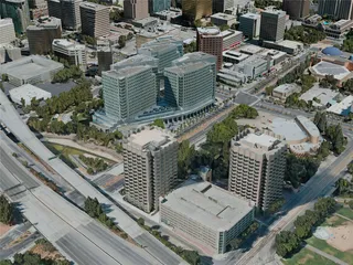San Jose City, USA (2020) 3D Model preview