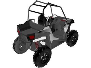 Polaris UTV Buggy 3D Model preview