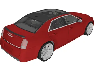 Chrysler 300C SRT8 (2011) 3D Model preview