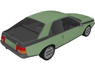 Renault Fuego (1980) 3D Model preview