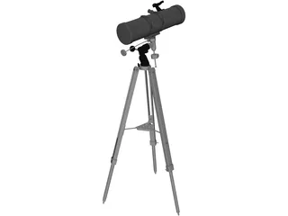 National Geographic 130/650 Telescope 3D Model preview