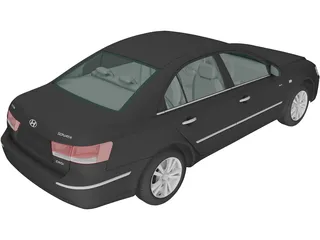 Hyundai Sonata (2008) 3D Model preview