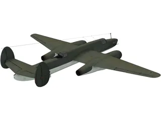 Tupolev Tu-12 3D Model preview