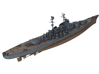 Kreml Warship 3D Model preview