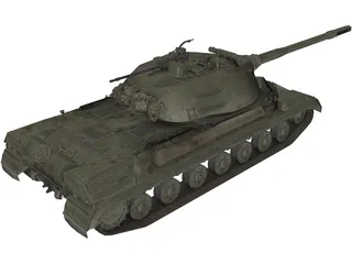 Object 268 Variant 5 3D Model preview