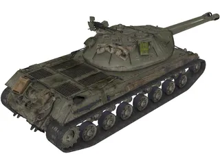 Object 703 Variant II 3D Model preview