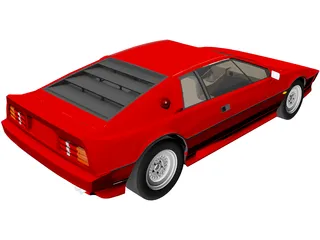 Lotus Esprit Turbo (1983) 3D Model preview