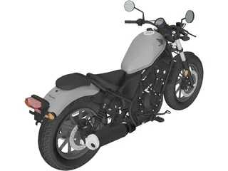 Honda Rebel 500 (2018) 3D Model preview