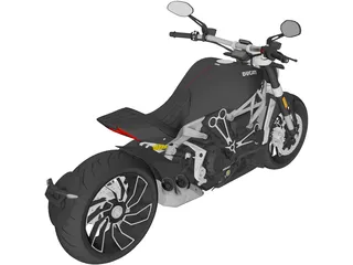 Ducati X-Diavel (2016) 3D Model preview