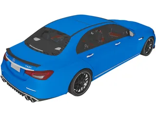 Mercedes-AMG E 63 S (2021) 3D Model preview