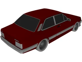 Chevrolet Chevette (1988) 3D Model preview