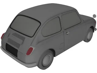 Subaru R2 3D Model preview