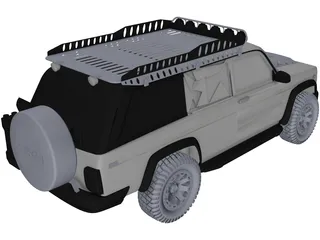Lada Niva 2329 3D Model preview
