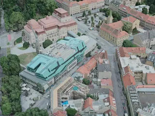 Graz City, Austria (2020) 3D Model preview
