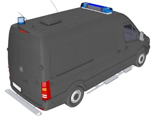 Mercedes-Benz Sprinter RTK7 3D Model preview